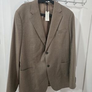 Banana republic wool dark camel jacket style 797711-00